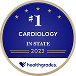 Healthgrades #1 in state for Cardiology